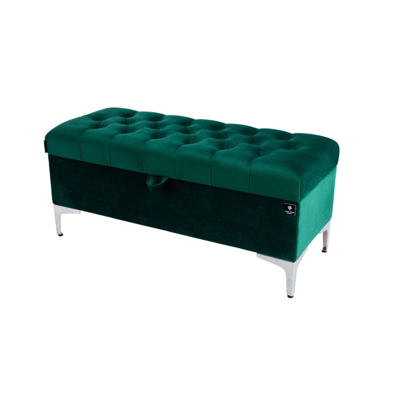 Tufted Storage Bench