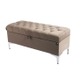 Tufted Storage Bench