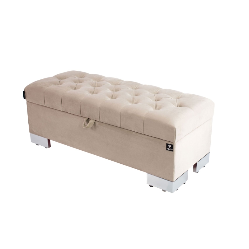 Tufted Storage Bench