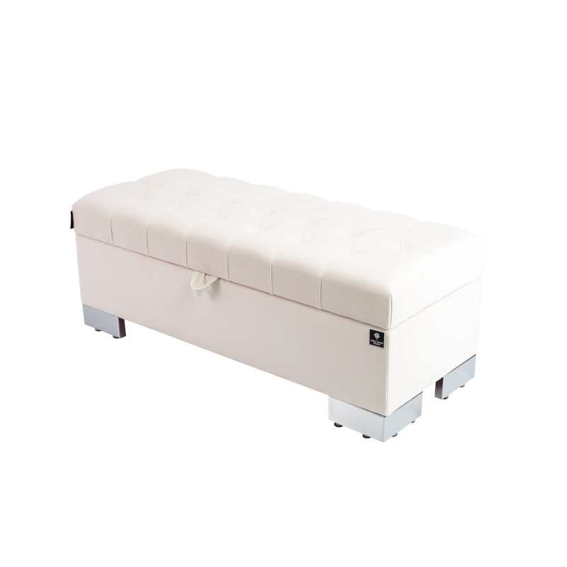 Tufted Storage Bench