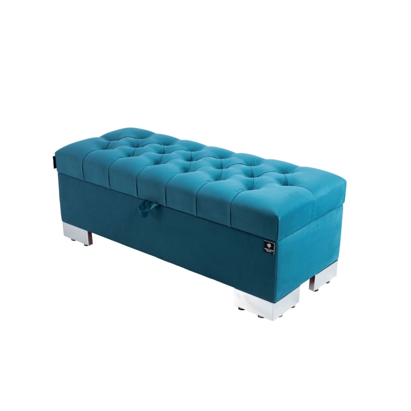 Tufted Storage Bench