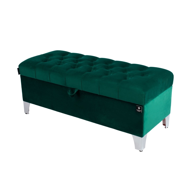 Tufted Storage Bench