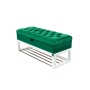 Kufer Pikowany Butelkowa Żółcień Cytrynowa Guzik Tapicerowany/Kryształ Q-1 Rozmiary od 50 cm do 200 cm