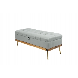 Kufer Pikowany Butelkowa Żółcień Cytrynowa Guzik Tapicerowany/Kryształ Q-1 Rozmiary od 50 cm do 200 cm