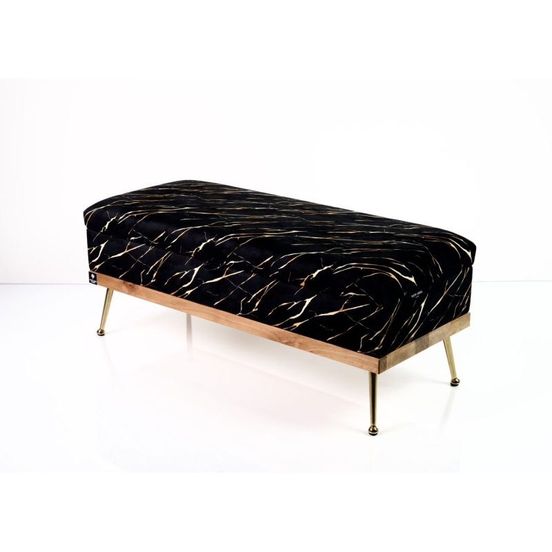 Kufer Pikowany Butelkowa Żółcień Cytrynowa Guzik Tapicerowany/Kryształ Q-1 Rozmiary od 50 cm do 200 cm