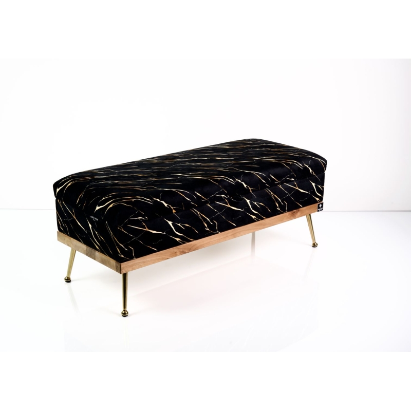Kufer Pikowany Butelkowa Żółcień Cytrynowa Guzik Tapicerowany/Kryształ Q-1 Rozmiary od 50 cm do 200 cm