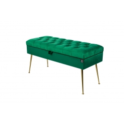 Kufer Pikowany Butelkowa Żółcień Cytrynowa Guzik Tapicerowany/Kryształ Q-1 Rozmiary od 50 cm do 200 cm