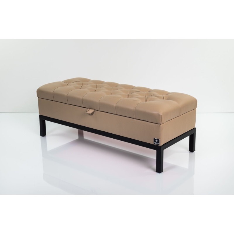 Kufer Pikowany Butelkowa Żółcień Cytrynowa Guzik Tapicerowany/Kryształ Q-1 Rozmiary od 50 cm do 200 cm
