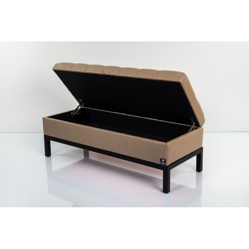 Kufer Pikowany Butelkowa Żółcień Cytrynowa Guzik Tapicerowany/Kryształ Q-1 Rozmiary od 50 cm do 200 cm