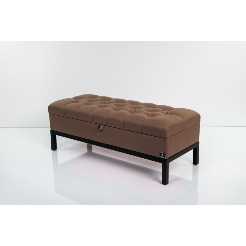 Kufer Pikowany Butelkowa Żółcień Cytrynowa Guzik Tapicerowany/Kryształ Q-1 Rozmiary od 50 cm do 200 cm