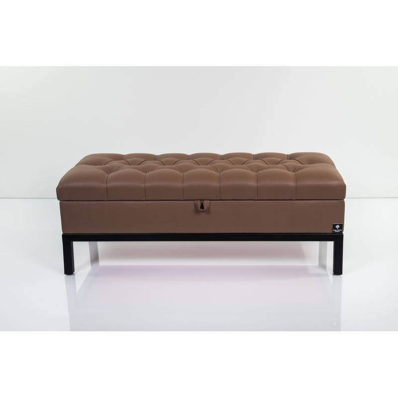 Kufer Pikowany Butelkowa Żółcień Cytrynowa Guzik Tapicerowany/Kryształ Q-1 Rozmiary od 50 cm do 200 cm