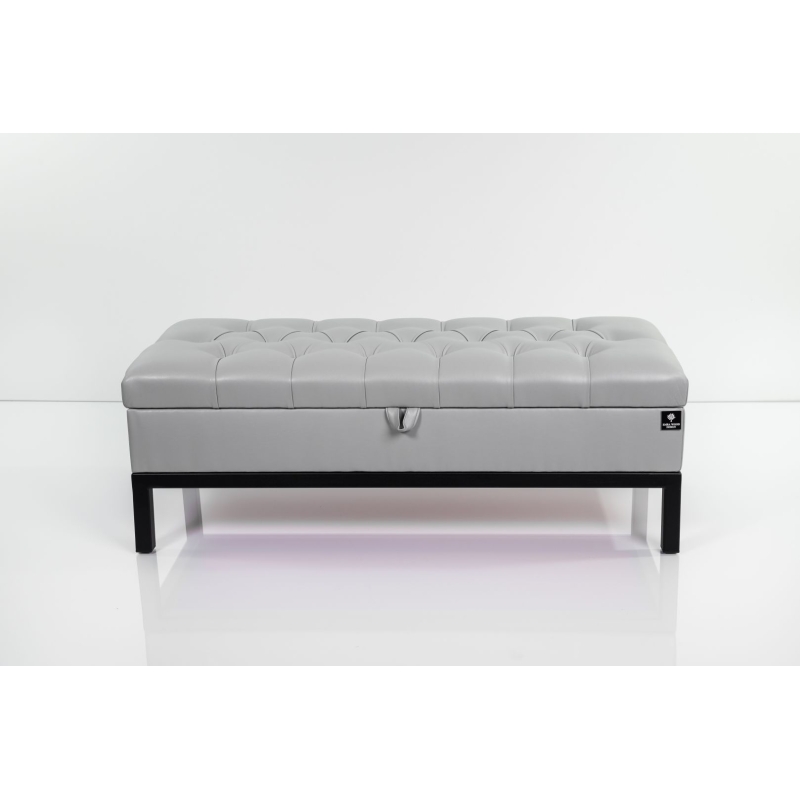 Kufer Pikowany Butelkowa Żółcień Cytrynowa Guzik Tapicerowany/Kryształ Q-1 Rozmiary od 50 cm do 200 cm