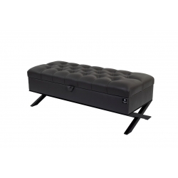 Kufer Pikowany Butelkowa Żółcień Cytrynowa Guzik Tapicerowany/Kryształ Q-1 Rozmiary od 50 cm do 200 cm