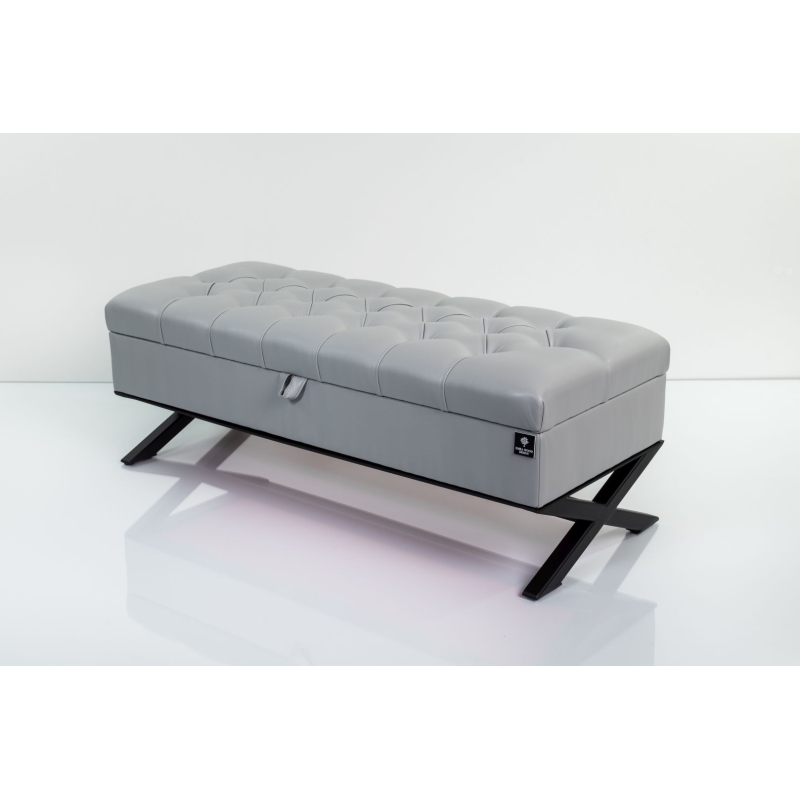 Kufer Pikowany Butelkowa Żółcień Cytrynowa Guzik Tapicerowany/Kryształ Q-1 Rozmiary od 50 cm do 200 cm