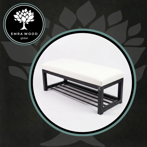 Upholstered Synthetic Leather Seat