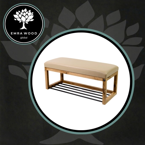 Upholstered Synthetic Leather Seat