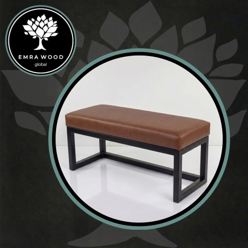 Upholstered Synthetic Leather Seat